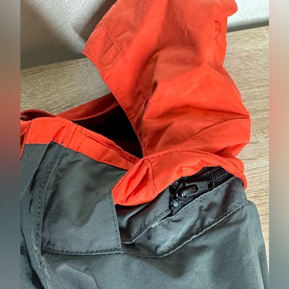 Gap Kids Boys L(10) Carrot Red Nylon Windbreaker Hooded Outdoor Jacket - Picture 12 of 16